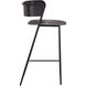 Keanu 34.5 inch Gunmetal Counter Stool